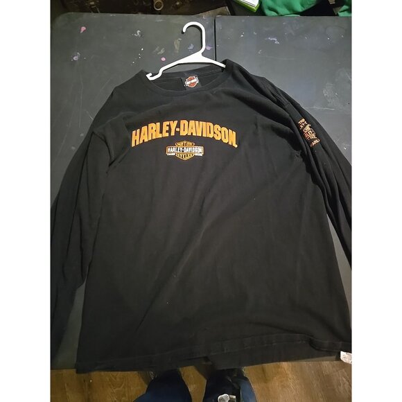 Harley-Davidson T-Shirt LG Dealer Long Sleeve Amarillo, TX - Picture 1 of 4